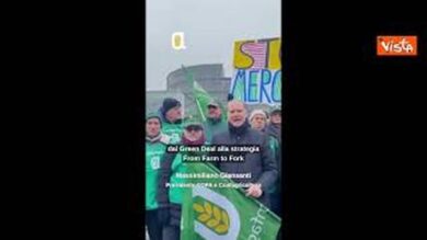 Confagricoltura protesta a Strasburgo contro Mercosur, Giansanti: Servono maggiori risorse