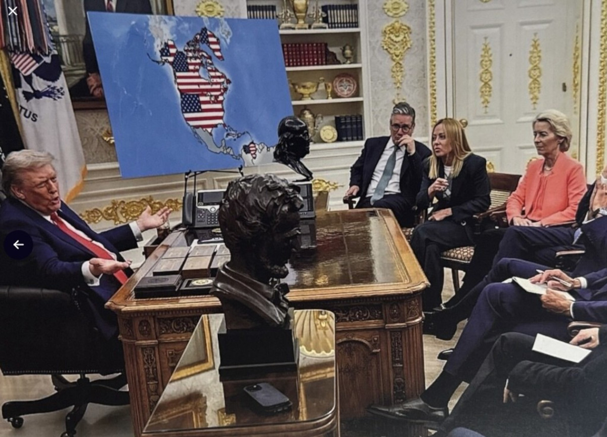 Trump si è già “preso” la Groenlandia (e non solo): “Territorio Usa dal 2026”. La foto su Truth con la bandiera americana anche sul Canada Trump si è già “preso” la Groenlandia (e non solo): “Territorio Usa dal 2026”. La foto su Truth con la bandiera americana anche sul Canada