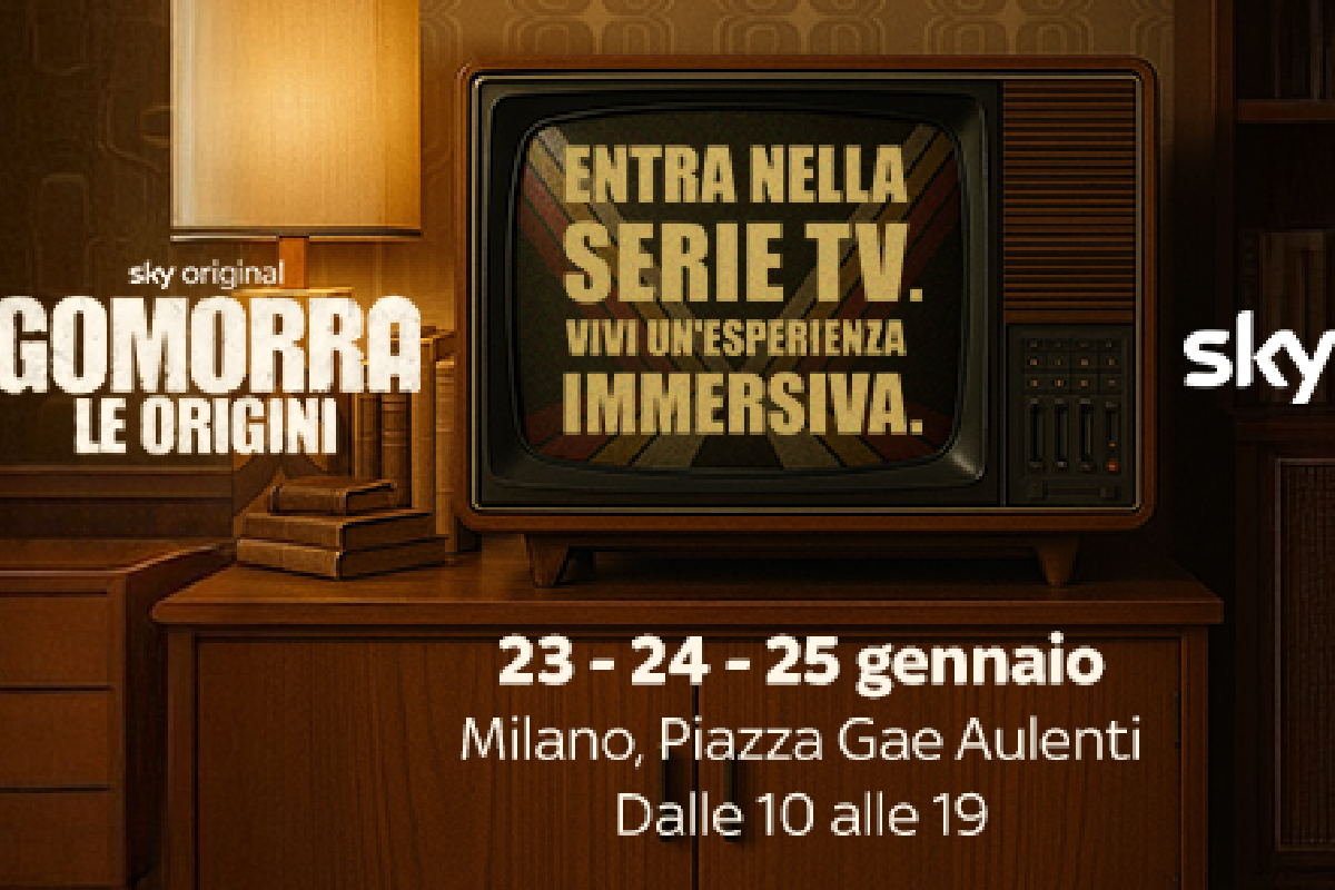Sky, Gomorra – Le Origini arriva a Milano: Piazza Gae Aulenti si trasforma in un viaggio nel 1977 Sky, Gomorra – Le Origini arriva a Milano: Piazza Gae Aulenti si trasforma in un viaggio nel 1977
