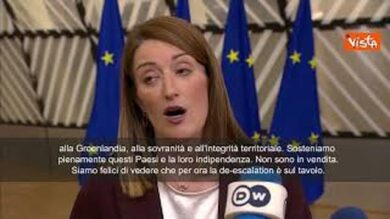 Metsola: Bene de-escalation su Groenlandia, avanti con accordo commerciale Ue-Usa