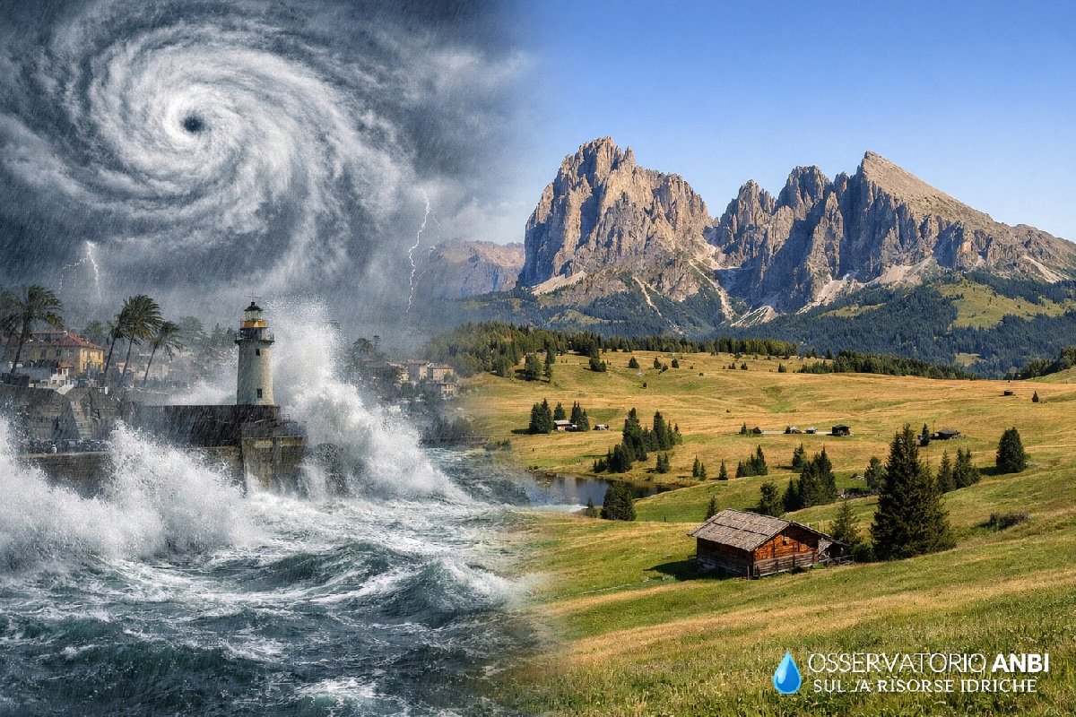 Osservatorio ANBI lancia l’allarme: il Sud travolto da Harry, al Nord emergenza neve e acqua Osservatorio ANBI lancia l’allarme: il Sud travolto da Harry, al Nord emergenza neve e acqua