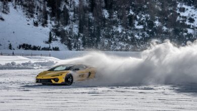 Lamborghini Accademia Neve 2026: il debutto di Temerario a Livigno