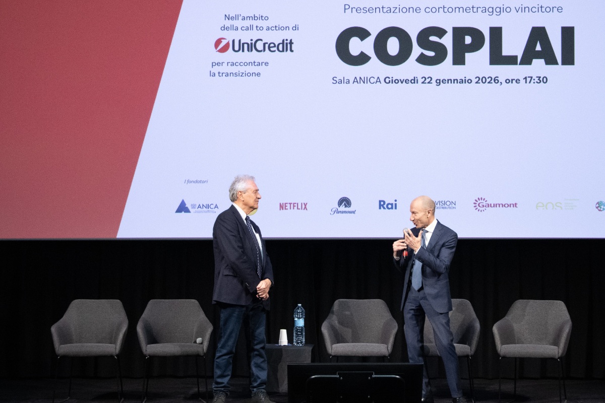 UniCredit, presentato a Roma il cortometraggio “COSPLAI” realizzato da Anica Academy UniCredit, presentato a Roma il cortometraggio “COSPLAI” realizzato da Anica Academy
