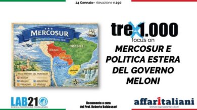 Sondaggio, la maggioranza degli italiani approva il Mercosur. Politica estera, Meloni promossa dal 52,8%