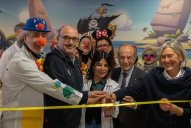 Ospedale Pediatrico ‘San Giovanni XXIII’ Bari, nuova sala d’attesa