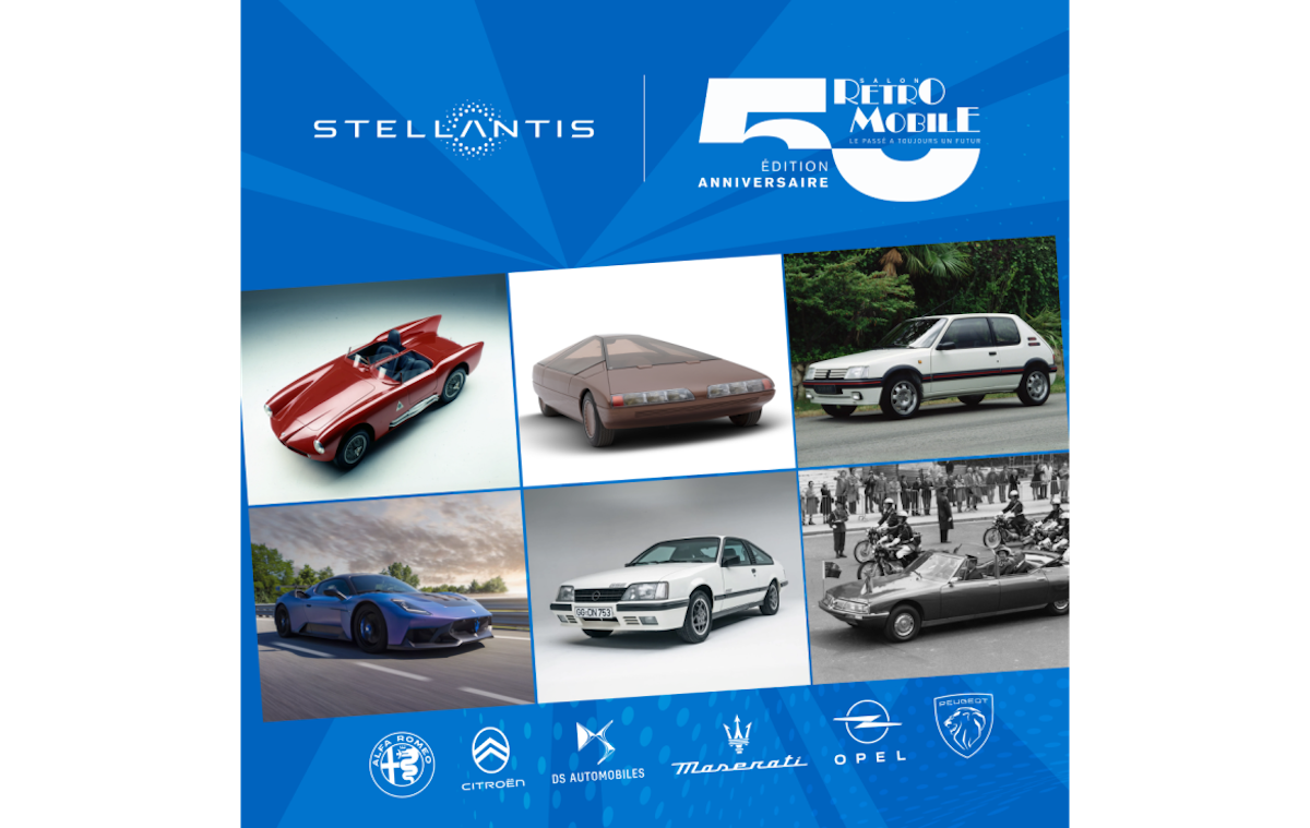 Stellantis a Rétromobile 2026: sei marchi tra auto storiche e novità Stellantis a Rétromobile 2026: sei marchi tra auto storiche e novità