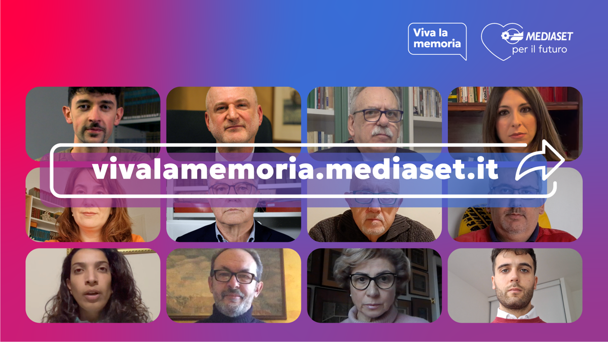 Mediaset per il Futuro, prosegue l’iniziativa “Viva la Memoria” Mediaset per il Futuro, prosegue l’iniziativa “Viva la Memoria”