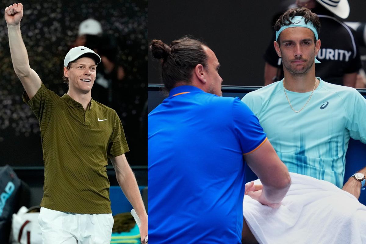 Australian Open 2026, Sinner schianta Shelton. Musetti domina Djokovic ma si ritira: ‘Ho provato a continuare ma il dolore stava aumentando’ Australian Open 2026, Sinner schianta Shelton. Musetti domina Djokovic ma si ritira: ‘Ho provato a continuare ma il dolore stava aumentando’
