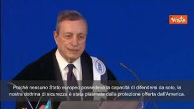 Draghi: “L’ordine globale è ormai defunto” SOTTOTITOLI