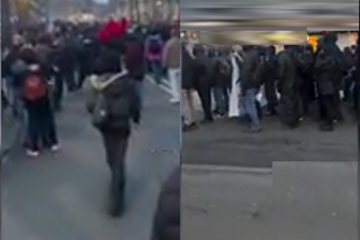 Torino, “si stanno infiltrando”: il video che smaschera il gruppo armato nel corteo di Askatasuna Torino, “si stanno infiltrando”: il video che smaschera il gruppo armato nel corteo di Askatasuna