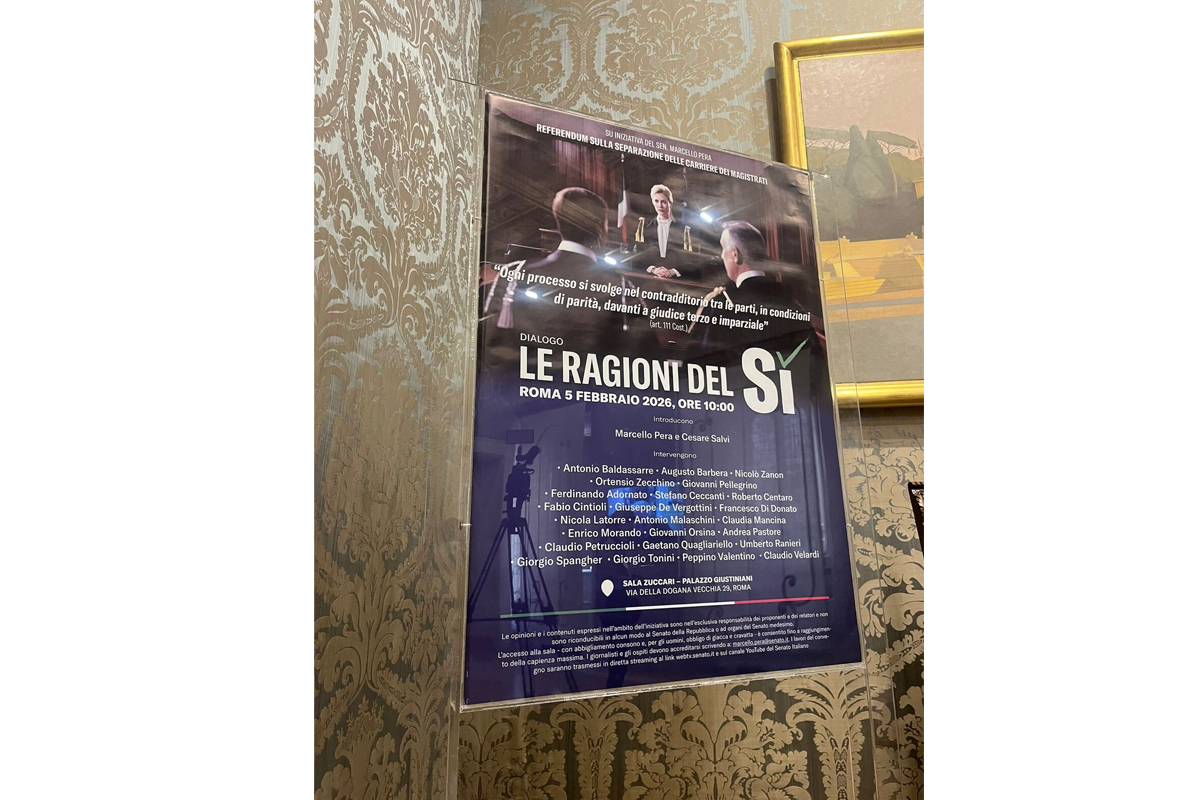 “Ecco perché bisogna votare sì al referendum sulla giustizia”: al Senato un convegno sulla separazione delle carriere