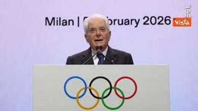 Milano Cortina, Mattarella: “Le Olimpiadi ispirino pace, comprensione e dialogo tra i popoli”