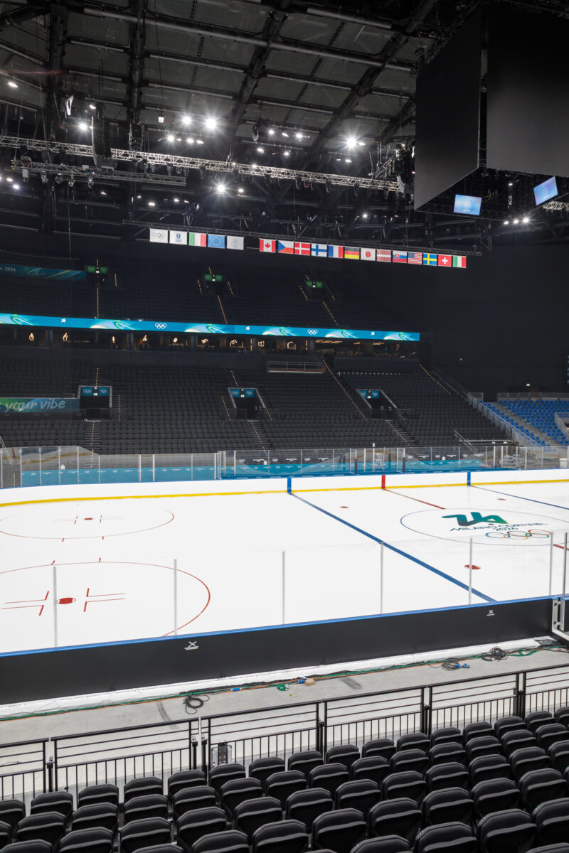 Olimpiadi 2026, debutta a Milano l’Arena dei tempi record realizzata dal Consorzio Eteria