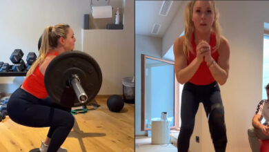 Lindsey Vonn se ne infischia del crociato rotto, il video del suo allenamento è… impressionante