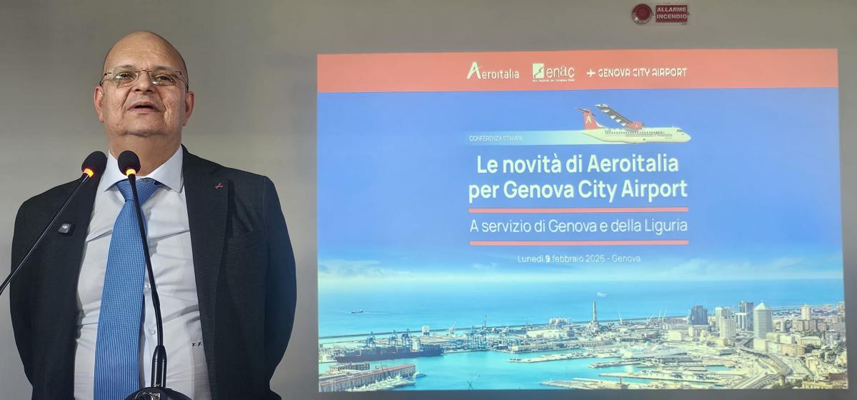 Aeroitalia apre la nuova base operativa a Genova con voli per Roma Fiumicino, Alghero e Olbia Aeroitalia apre la nuova base operativa a Genova con voli per Roma Fiumicino, Alghero e Olbia