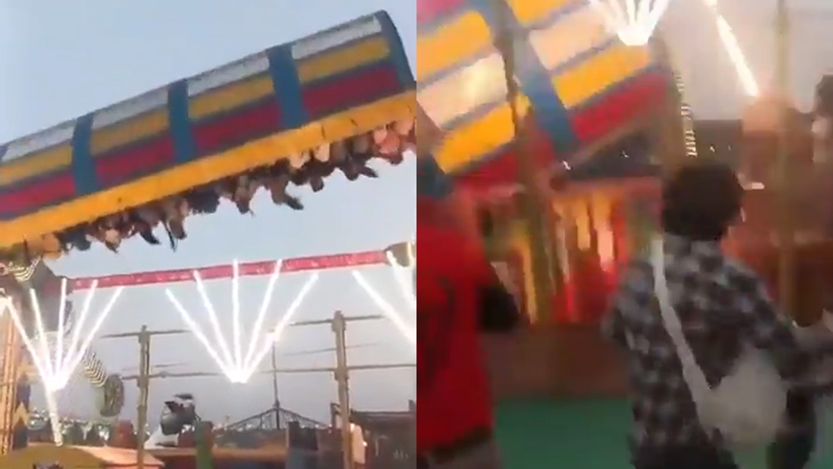 Scena da horror al luna park, la giostra si spezza in volo: morto un poliziotto e 13 feriti. VIDEO Scena da horror al luna park, la giostra si spezza in volo: morto un poliziotto e 13 feriti. VIDEO