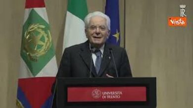 Mattarella inaugura anno accademico a Trento: “Di fronte a barbarie importante diffondere cultura”