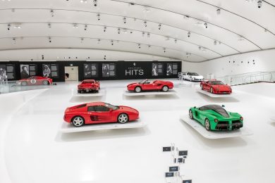 Ferrari e musica, a Modena la mostra “The Greatest Hits” al MEF