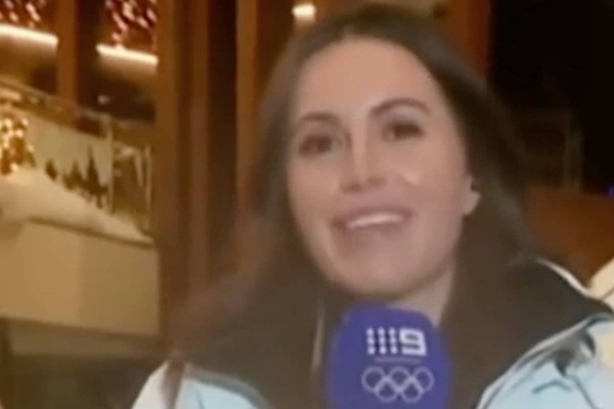 Milano-Cortina 2026, la giornalista australiana ubriaca in diretta. Il video è virale