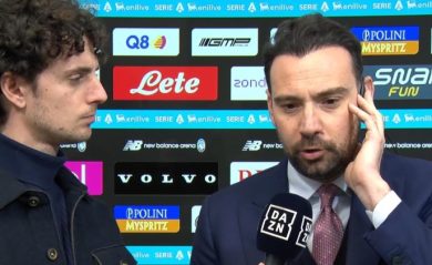 Atalanta-Napoli, il direttore sportivo Manna perde le staffe: “Gol annullato? Imbarazzante. Non siamo qui a fare la figura dei coglioni”