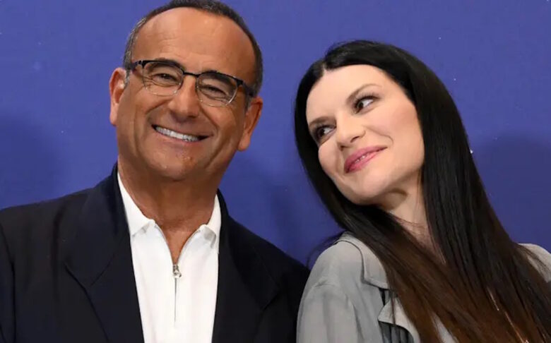 Carlo Conti Laura Pausini sanremo 2026