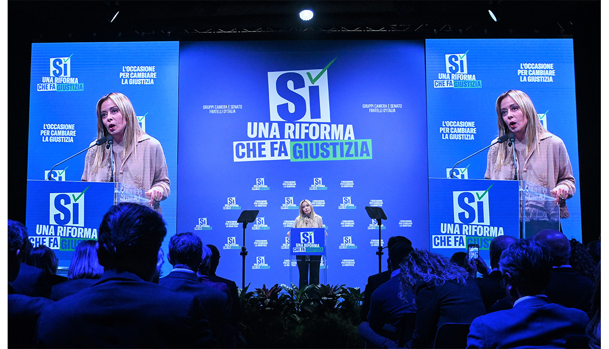 Giorgia Meloni per il Sì con Fratelli d’Italia a Milano