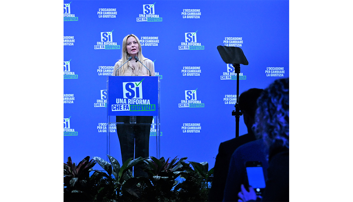 Giorgia Meloni per il Sì con Fratelli d’Italia a Milano