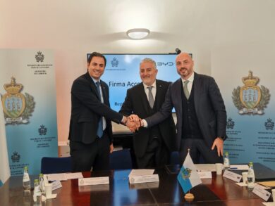 BYD sbarca a San Marino: parte la sfida sull’energia del futuro