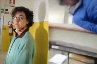 Prof accoltellata a Bergamo, il video choc dell’aggressione ripreso dal telefono del ragazzo
