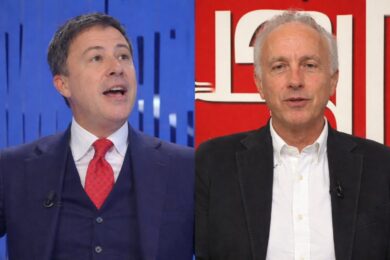 Referendum giustizia, scintille in tv tra Travaglio e Bocchino: “Il sì vincerà”. “Non me ne può fregare di meno”.