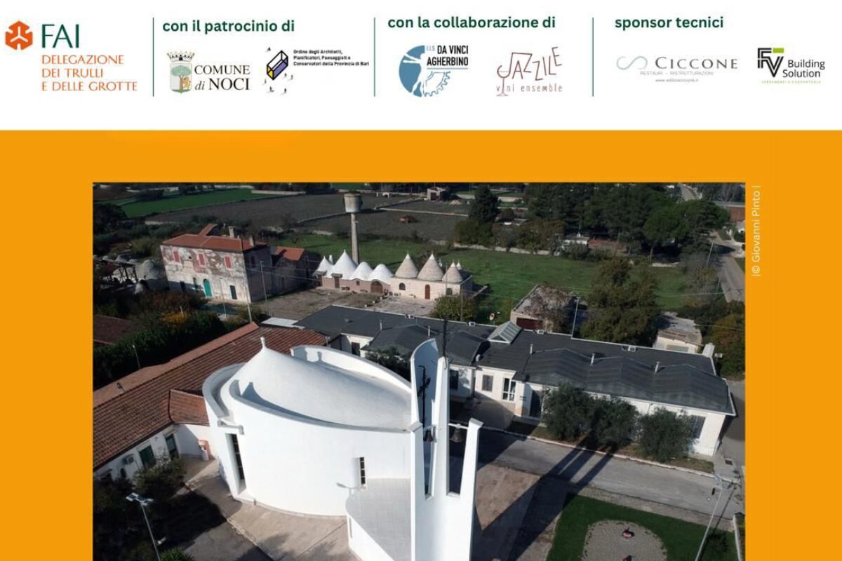 Comune di Noci, Lamadacqua protagonista delle Giornate FAI di Primavera tra architettura e paesaggio rurale