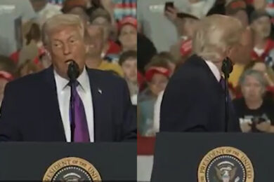 Trump interrompe l’attacco ai Dem: “Serve un medico”, paura tra il pubblico durante un comizio in Ohio