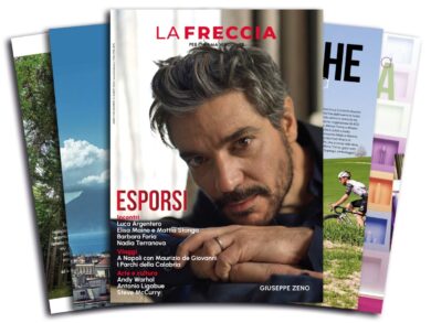 Gruppo FS, Giuseppe Zeno in copertina de La Freccia di marzo: a teatro con “A casa tutti bene”