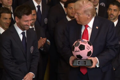 Messi alla Casa Bianca con l’Inter Miami: Trump scherza, “Chi è meglio tra lui e Pelé?”
