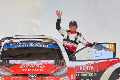 Toyota, Katsuta vince il Safari Rally Kenya e fa la storia nel WRC