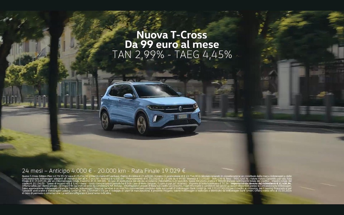 Volkswagen T-Cross punta sulle donne con una campagna italiana