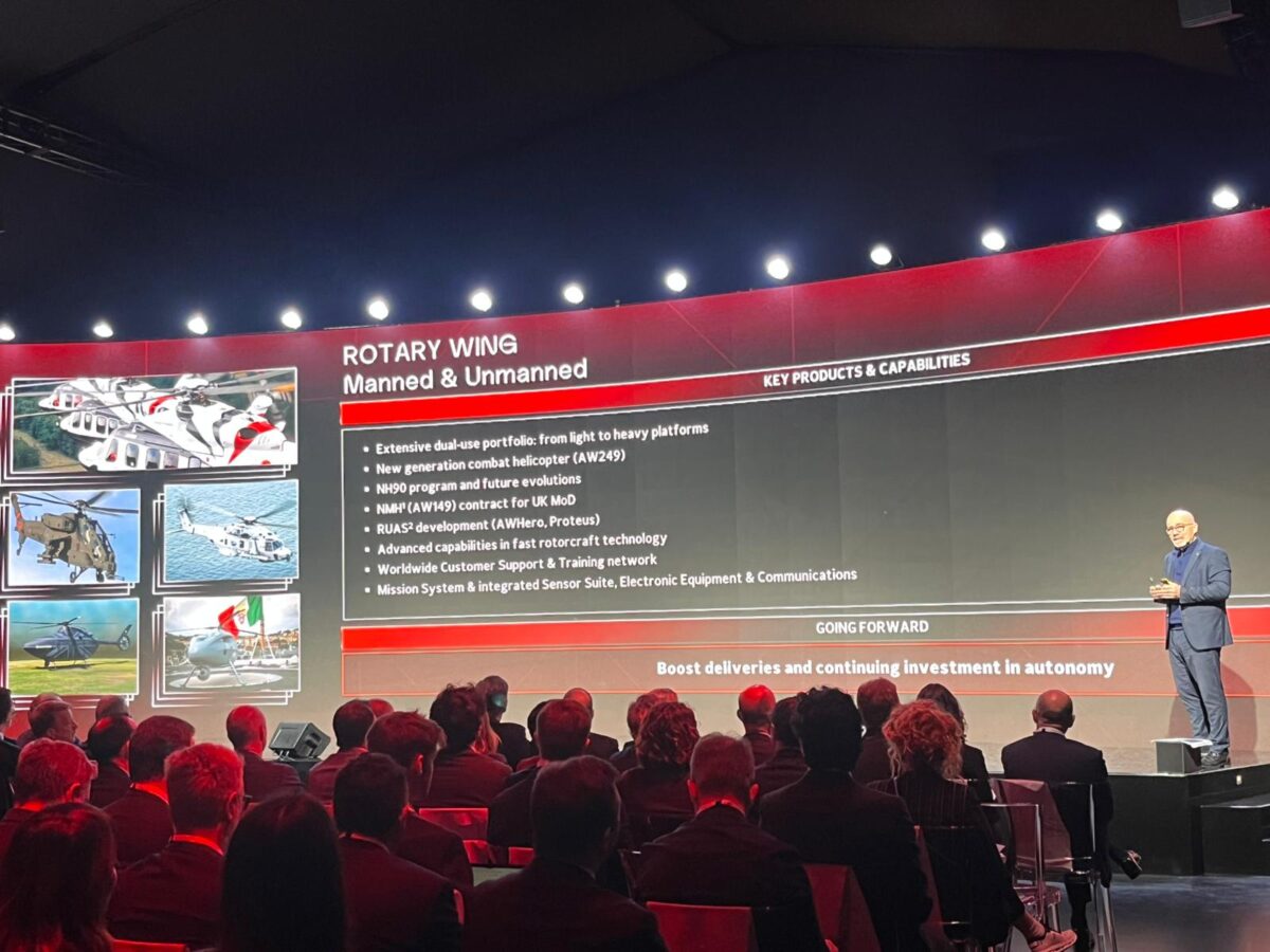 Leonardo scommette forte su IA e cybersecurity: utile in crescita del 15%, nel nuovo piano previsti ordini per 142 miliardi