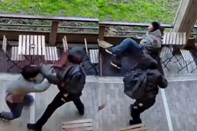 Monza, barista scaraventato tra i tavoli: il video choc dell’aggressione sopra la stazione