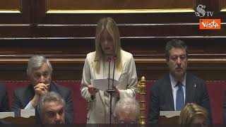 Attacco Iran, Meloni: In situazioni di crisi serve che Nazione si compatti