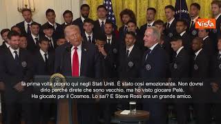 Trump riceve Messi alla Casa Bianca: “Ho visto giocare Pelè, ma forse tu sei meglio”