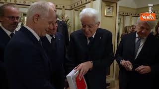 Mattarella al 150esimo del Corriere della Sera accolto da Cairo e Luciano Fontana alla Scala