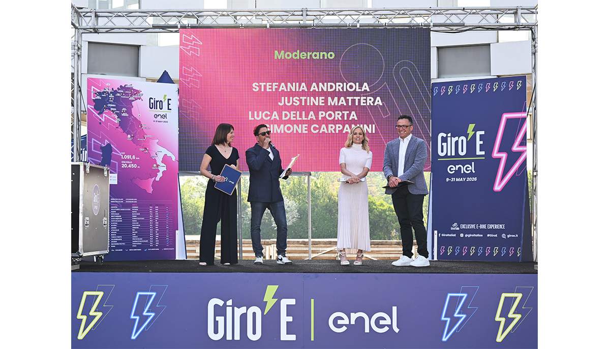 Giro-E Enel 2026  presentazione sull’autodromo La Pista Lainate