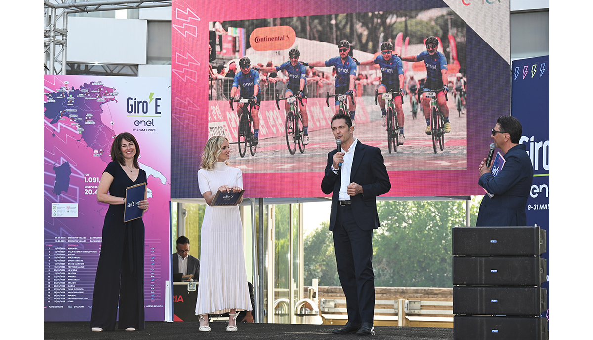 Giro-E Enel 2026  presentazione sull’autodromo La Pista Lainate