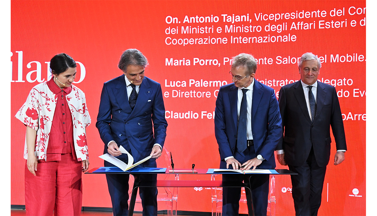 Ambasciatore del design italiano nel mondo per il Salone del Mobile