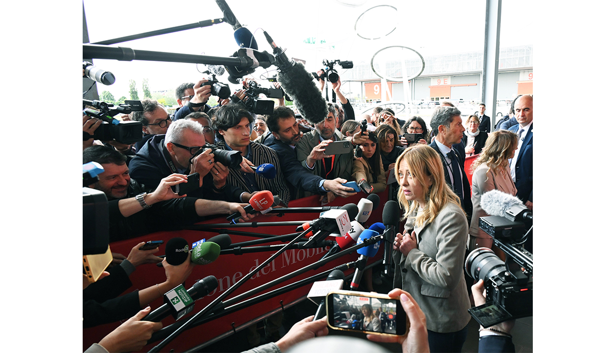 Giorgia Meloni al Salone del Mobile 2026 per il Made in Italy