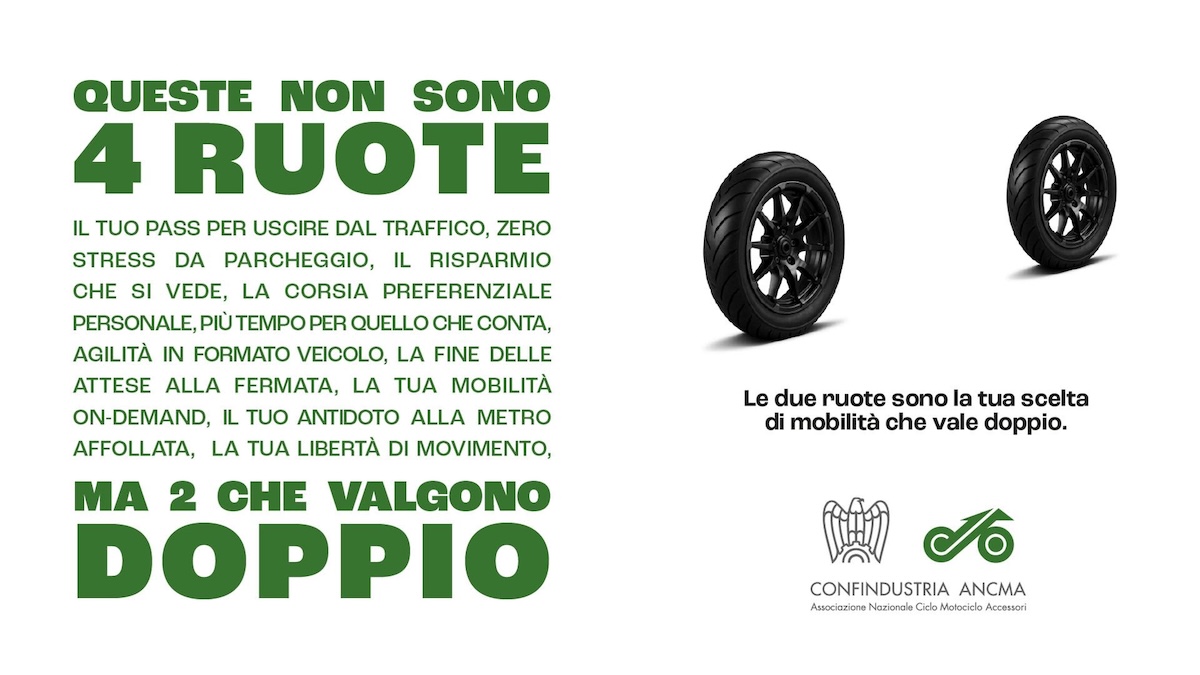 ANCMA rilancia le due ruote come risposta al traffico urbano ANCMA rilancia le due ruote come risposta al traffico urbano