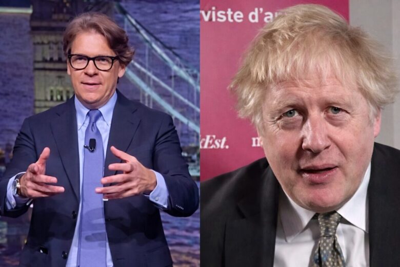 Nicola Porro e Boris Johnson