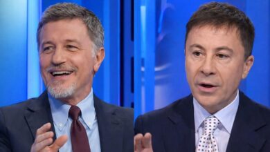 Giannini incalza Bocchino: “Trump ha fatto anche cose buone come Mussolini”, la risposta: “Anche il tuo amico Stalin”. Lo scontro