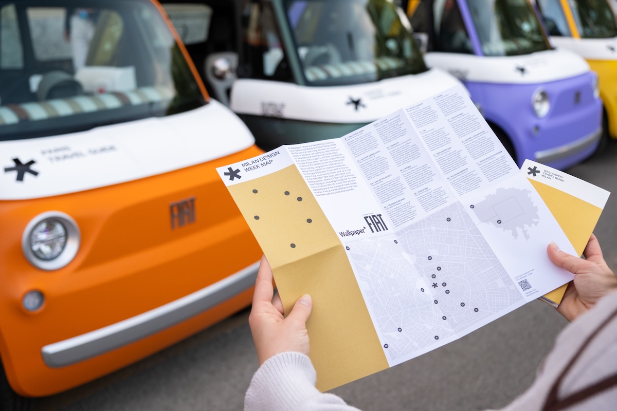 FIAT-Wallpaper*, a Milano la Topolino diventa guida urbana