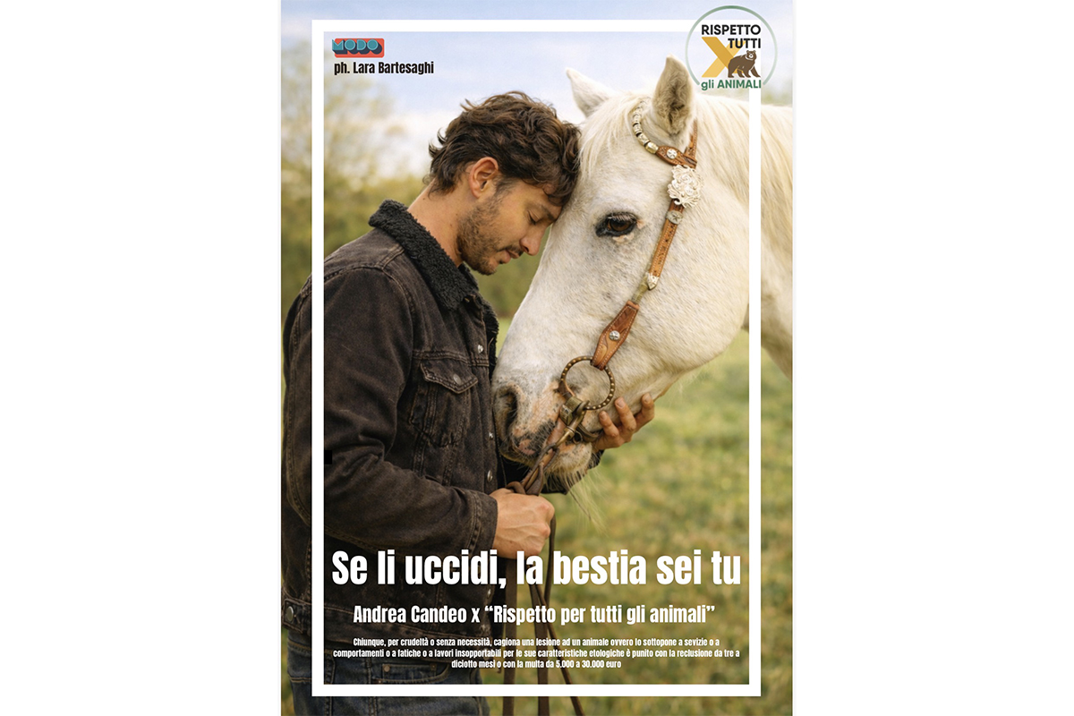 “Rispetto per Tutti gli Animali” rafforza la sua squadra di testimonial: accanto a Simone Di Matteo arriva il più bello d’Italia